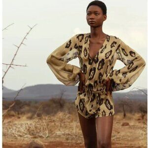 Aguaclara - V-Neck Safari Romantico Cover-Up (SET)